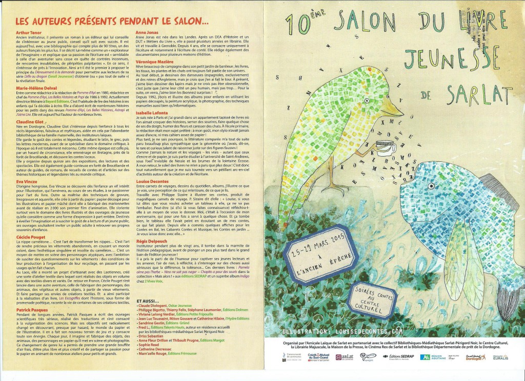 Programme 10e salon livre jeunesse sarlat 20150001